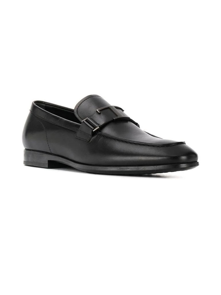 商品Tod's|Tod's Black Leather Loafers,价格¥3828,第2张图片详细描述