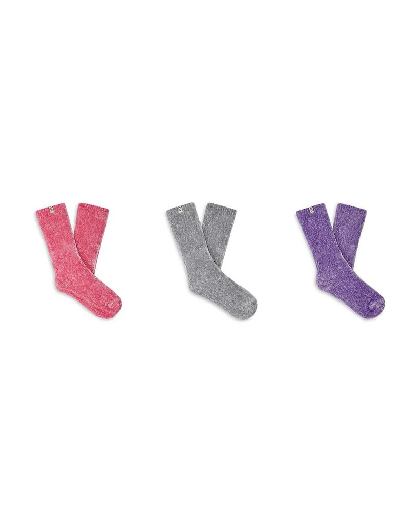 商品UGG|Leda Sparkle Cozy Crew Socks, Pack of 3,价格¥266,第1张图片