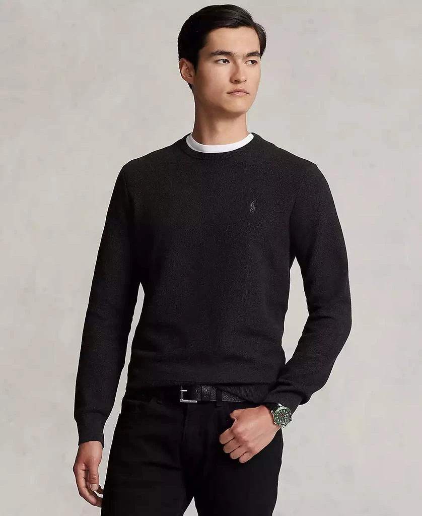 商品Ralph Lauren|Men's Textured Cotton Crewneck Sweater,价格¥949,第1张图片