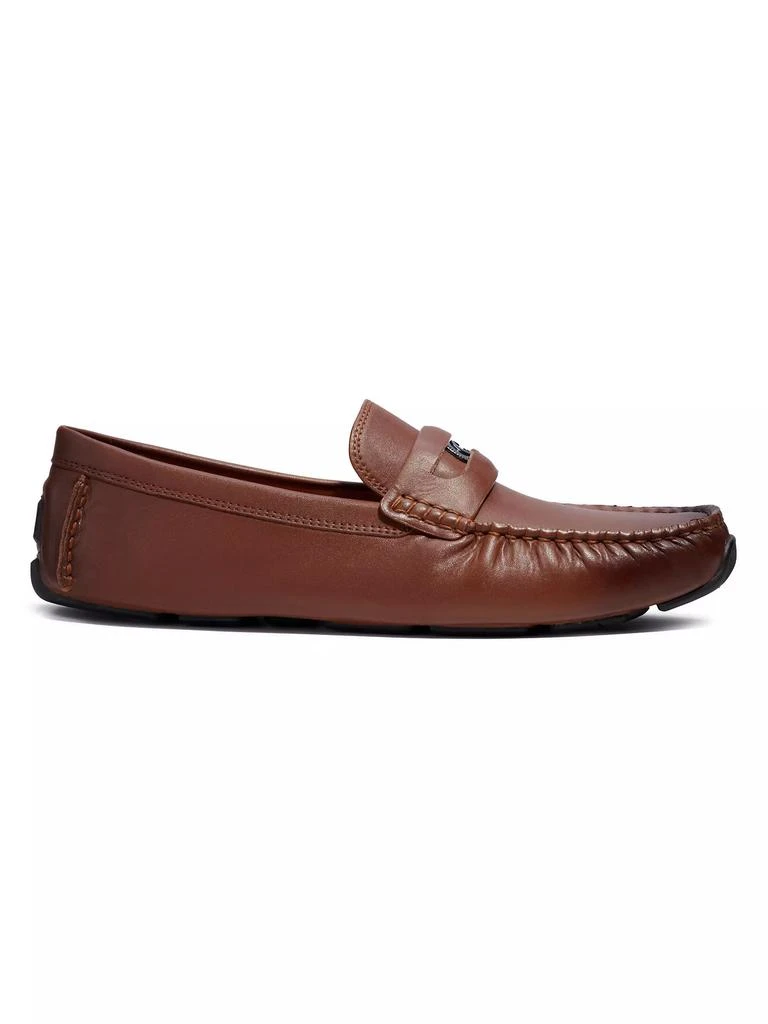 商品Coach|Coin Leather Driving Loafers,价格¥1183,第1张图片