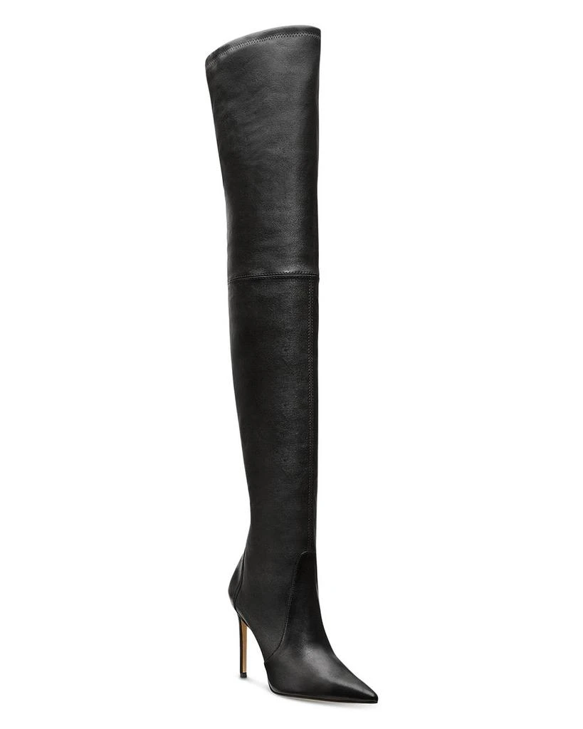 商品Stuart Weitzman|Women's Ultrasturt 100 Pointed Toe High Heel OVer The Knee Boots,价格¥7071,第1张图片