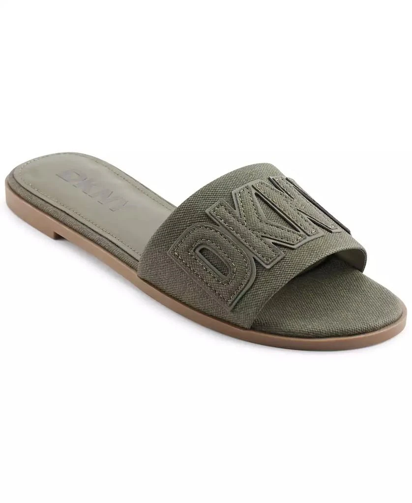 商品DKNY|Women's Willow Slide Slip-On Flats Sandals,价格¥460,第1张图片
