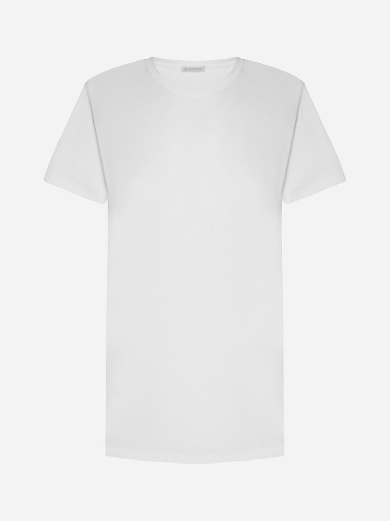 商品Moncler|Logo-patch cotton t-shirt,价格¥823,第1张图片