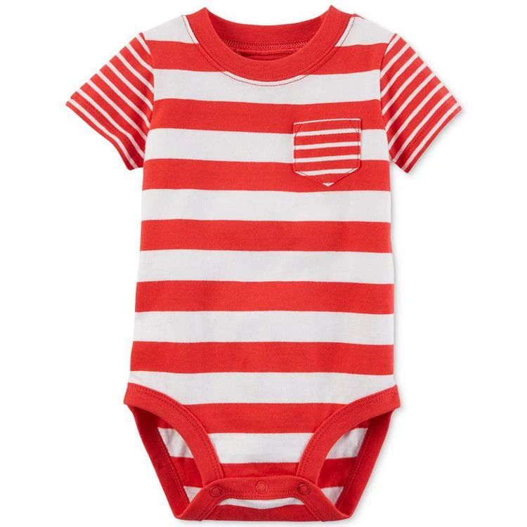 商品Carter's|Striped Cotton Bodysuit, Baby Boys,价格¥36,第1张图片