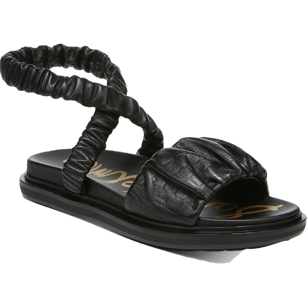 商品Sam Edelman|Sam Edelman Womens Velma Leather Slip on Flat Sandals,价格¥143,第1张图片