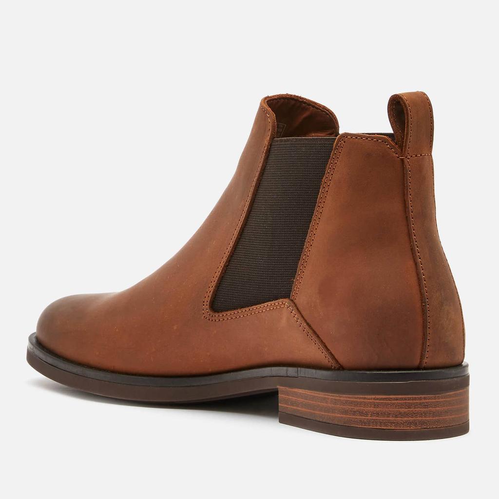 Clarks Women's Memi Top Leather Chelsea Boots - Dark Tan商品第3张图片规格展示