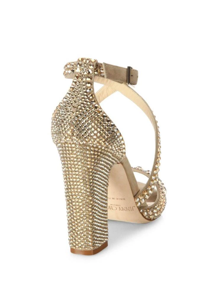 商品Jimmy Choo|Carrie 100 绑带高跟鞋,价格¥7268,第2张图片详细描述