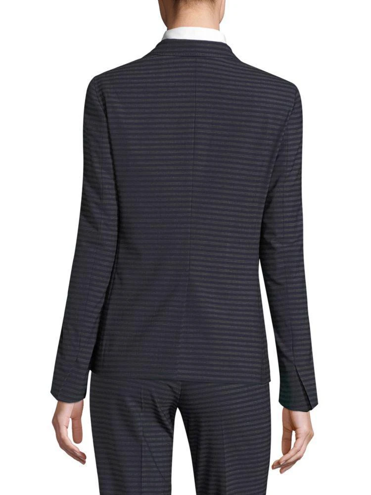 商品Piazza Sempione|Piazza Sempione Striped Notch Lapel Blazer,价格¥2262,第2张图片详细描述