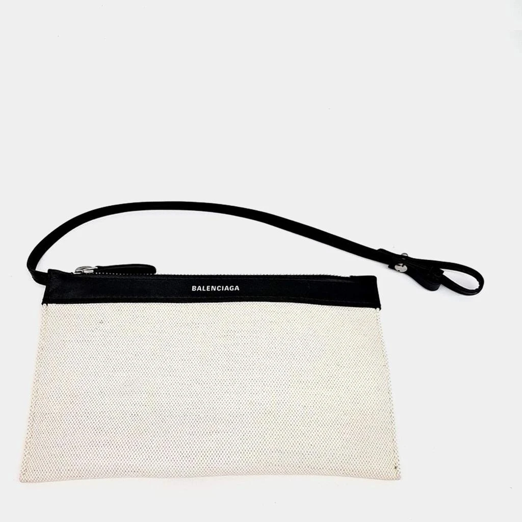 Balenciaga Beige Black Fabric Cabas Tote Bag 商品