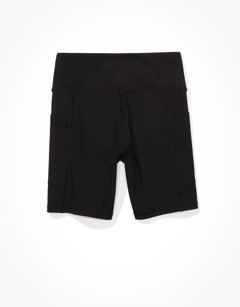 商品AE|AE Everything Pocket Fleece Super High-Waisted 6" Bike Short,价格¥69,第4张图片详细描述