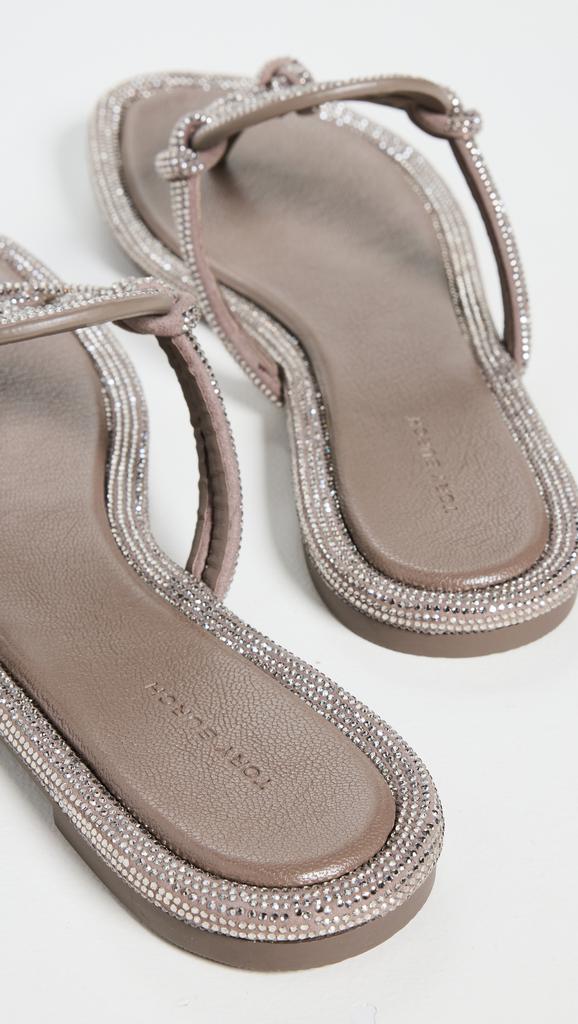 【送料&関税込】Tory Burch Miller Knotted Pave Embellished S Miller Pavé Knotted Sandal: Women's Designer Sandals | Tory