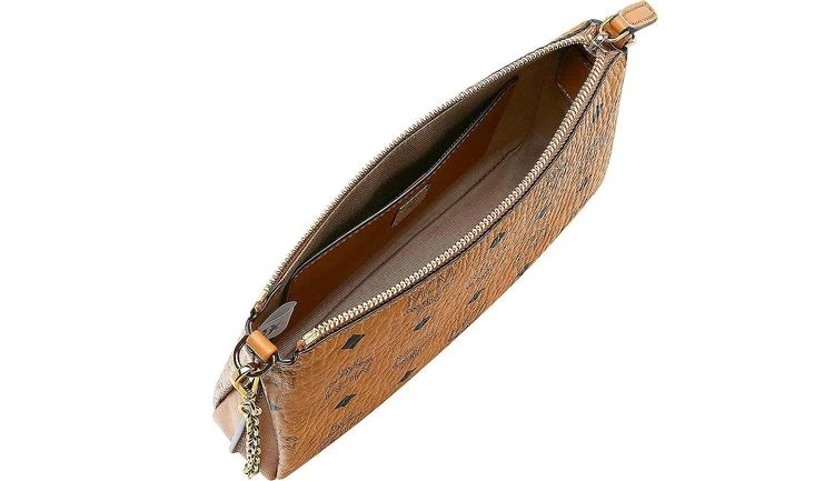 商品MCM|MCM Cognac Visetos Medium Millie Top Zip Crossbody,价格¥3979,第4张图片详细描述