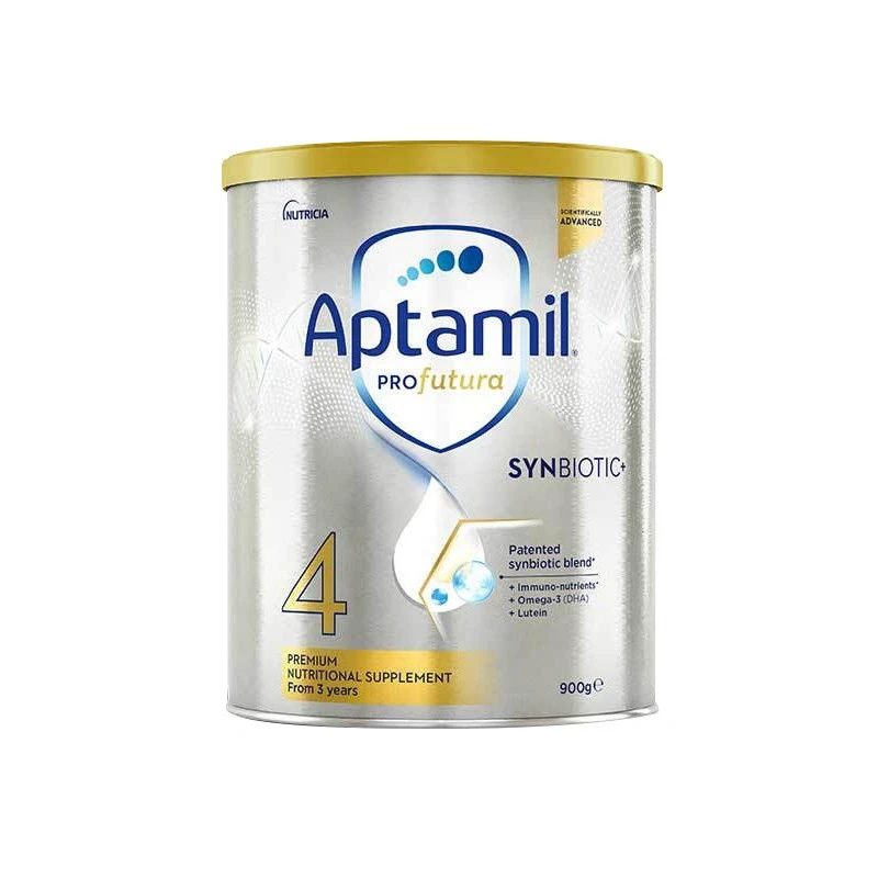 商品Aptamil|澳洲Aptamil爱他美白金装4段奶粉(3-6周岁) 900g/罐,价格¥356,第1张图片