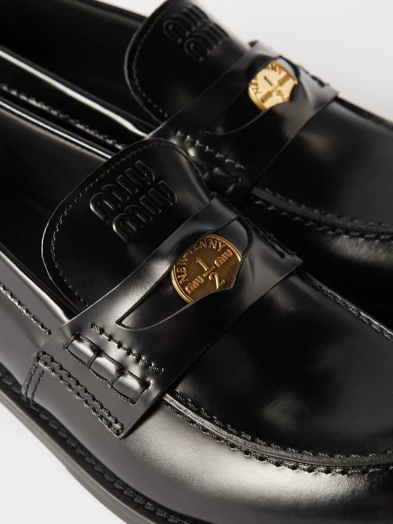 Leather penny loafers 商品