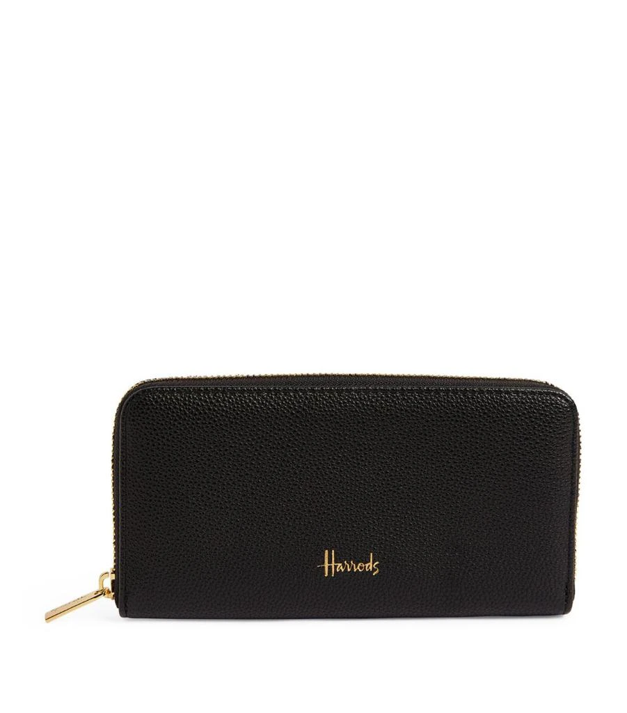 商品Harrods|Oxford Zip-Around Wallet,价格¥431,第1张图片