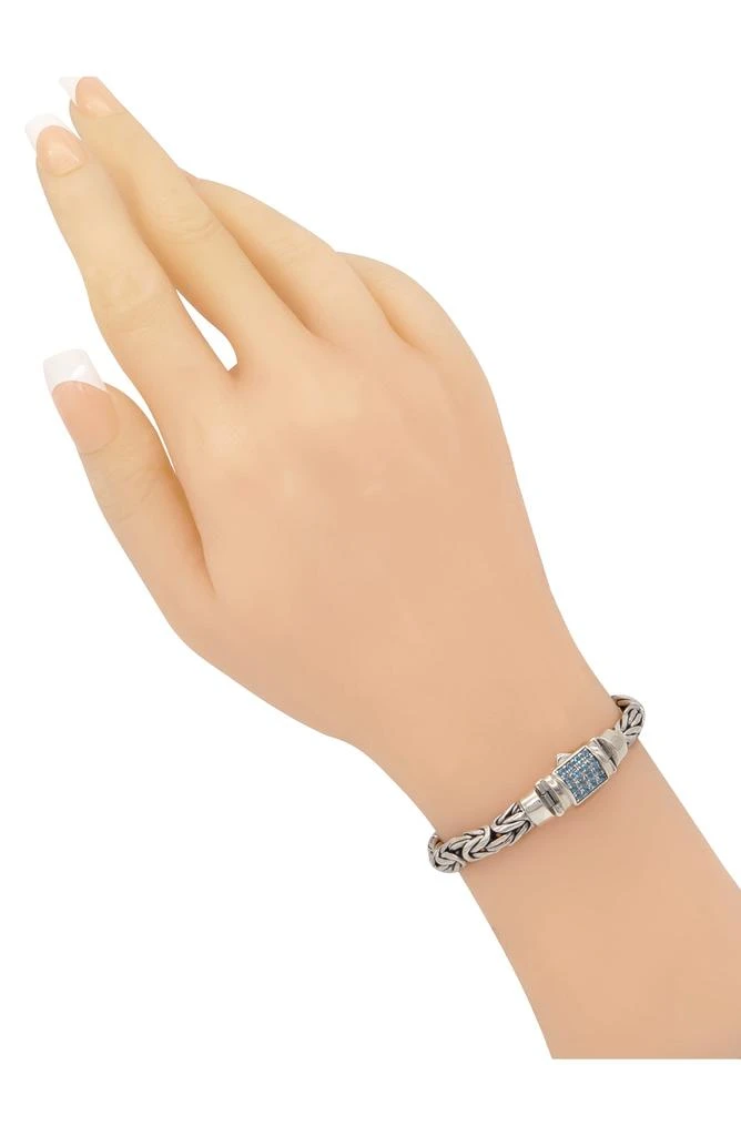 商品DEVATA|Sterling Silver Semiprecious Stone Chain Bracelet,价格¥1574,第3张图片详细描述