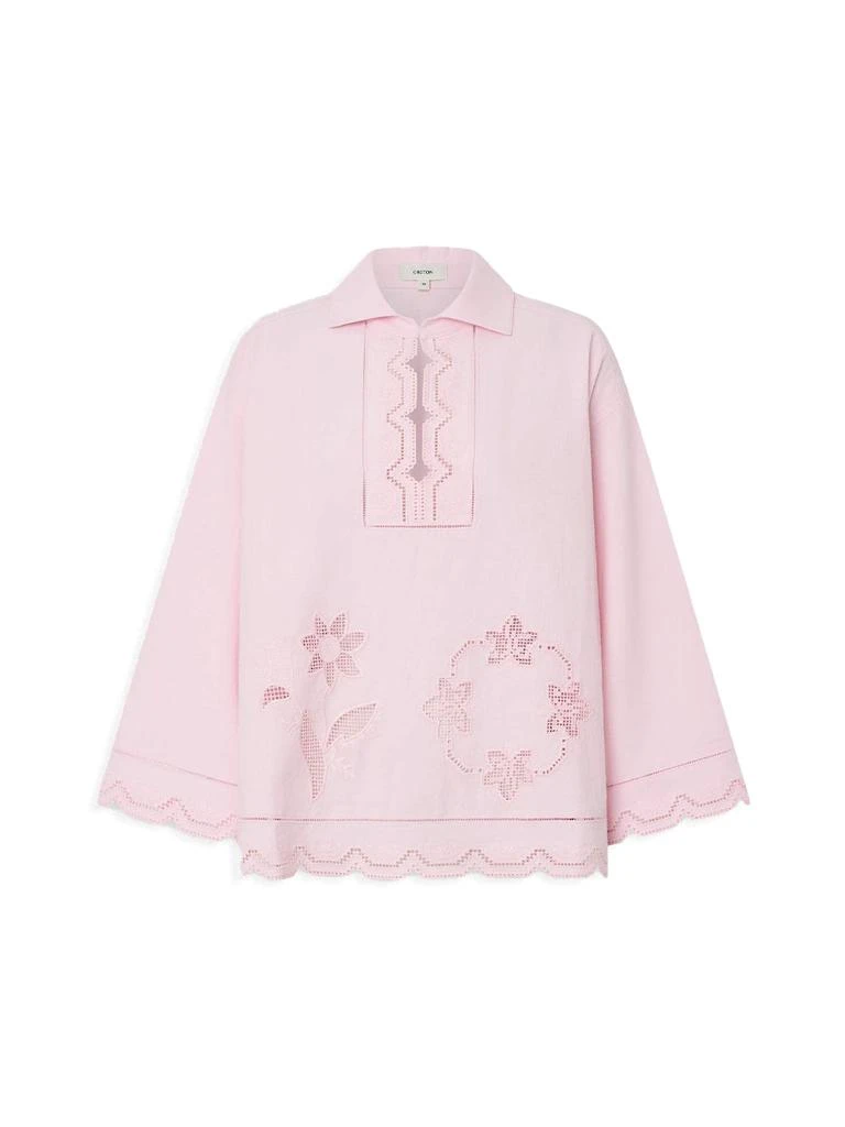 商品Oroton|Table Cloth Lace Top,价格¥3338,第1张图片