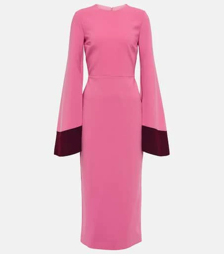 商品ROKSANDA|Colorblocked crêpe midi dress,价格¥7992,第1张图片