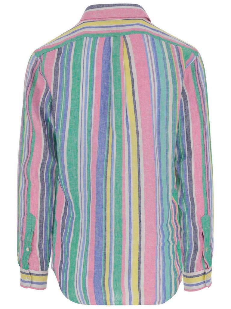 Shop Polo Ralph Lauren Pony Embroidered Striped Shirt on