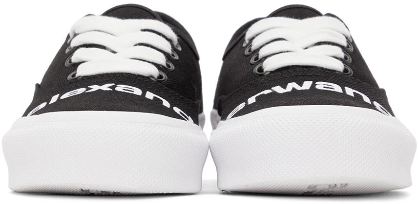 商品Alexander Wang|Black Dropout Logo Sneakers,价格¥1109,第2张图片详细描述