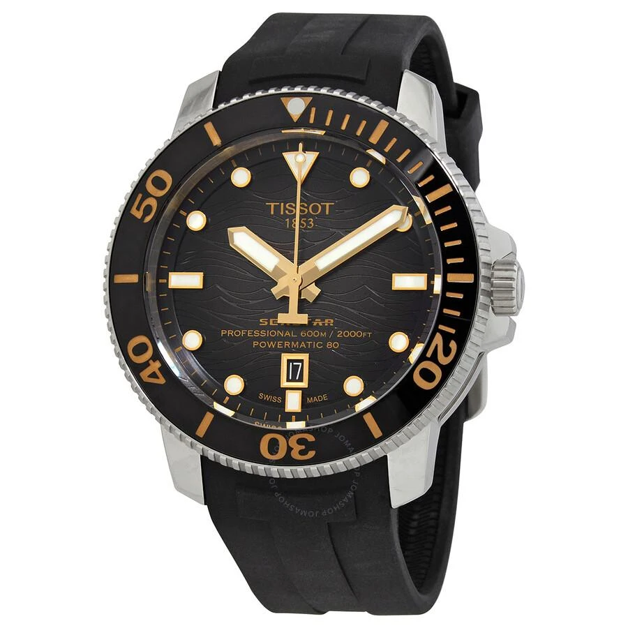 商品Tissot|Seastar 2000 Automatic Graded Grey Dial Men's Watch T120.607.17.441.01,价格¥5917,第1张图片