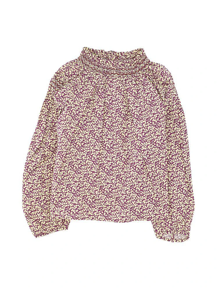 商品Bonpoint|Bonpoint Floral Print Ruffle-Detailed Blouse,价格¥567,第1张图片
