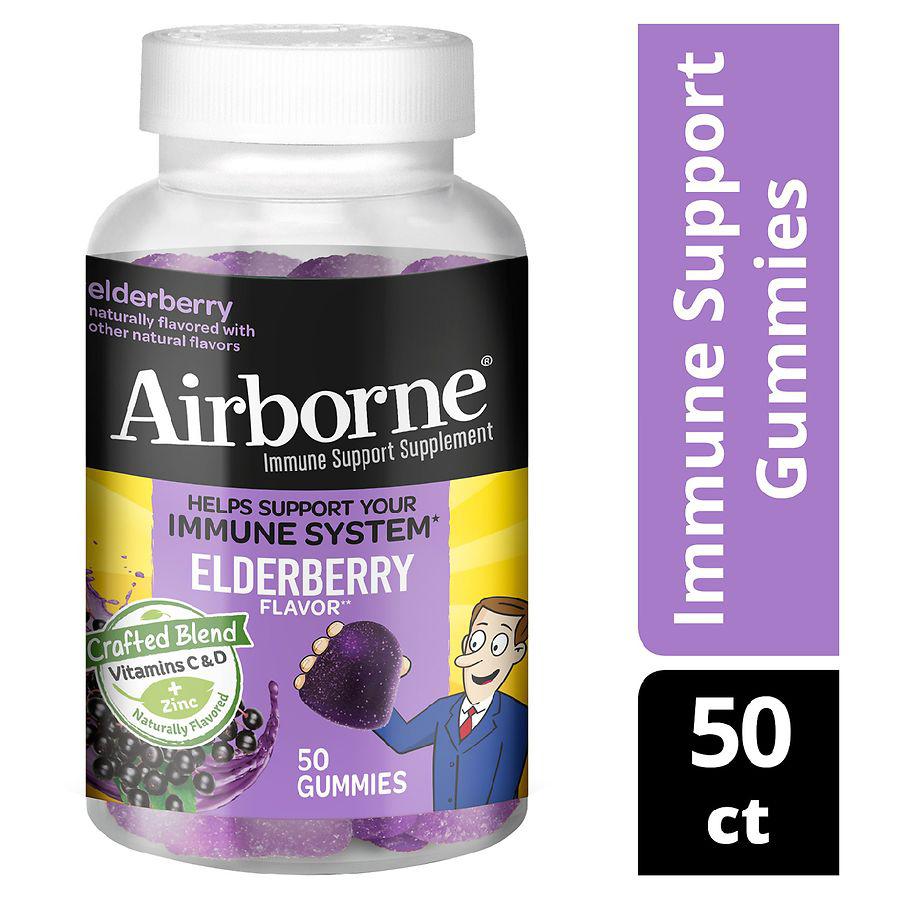 Gummies with Vitamin C, Zinc and Immune Support Supplement Elderberry商品第6张图片规格展示