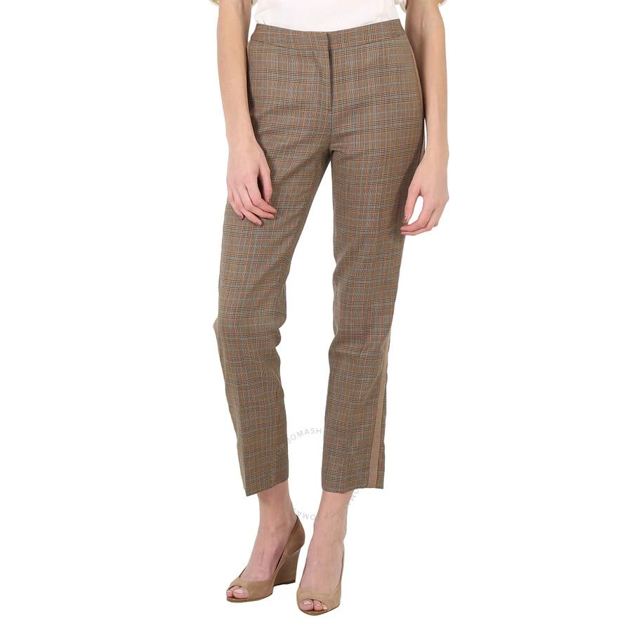 商品Burberry|Houndstooth Check Tailored Trousers,价格¥1354,第1张图片
