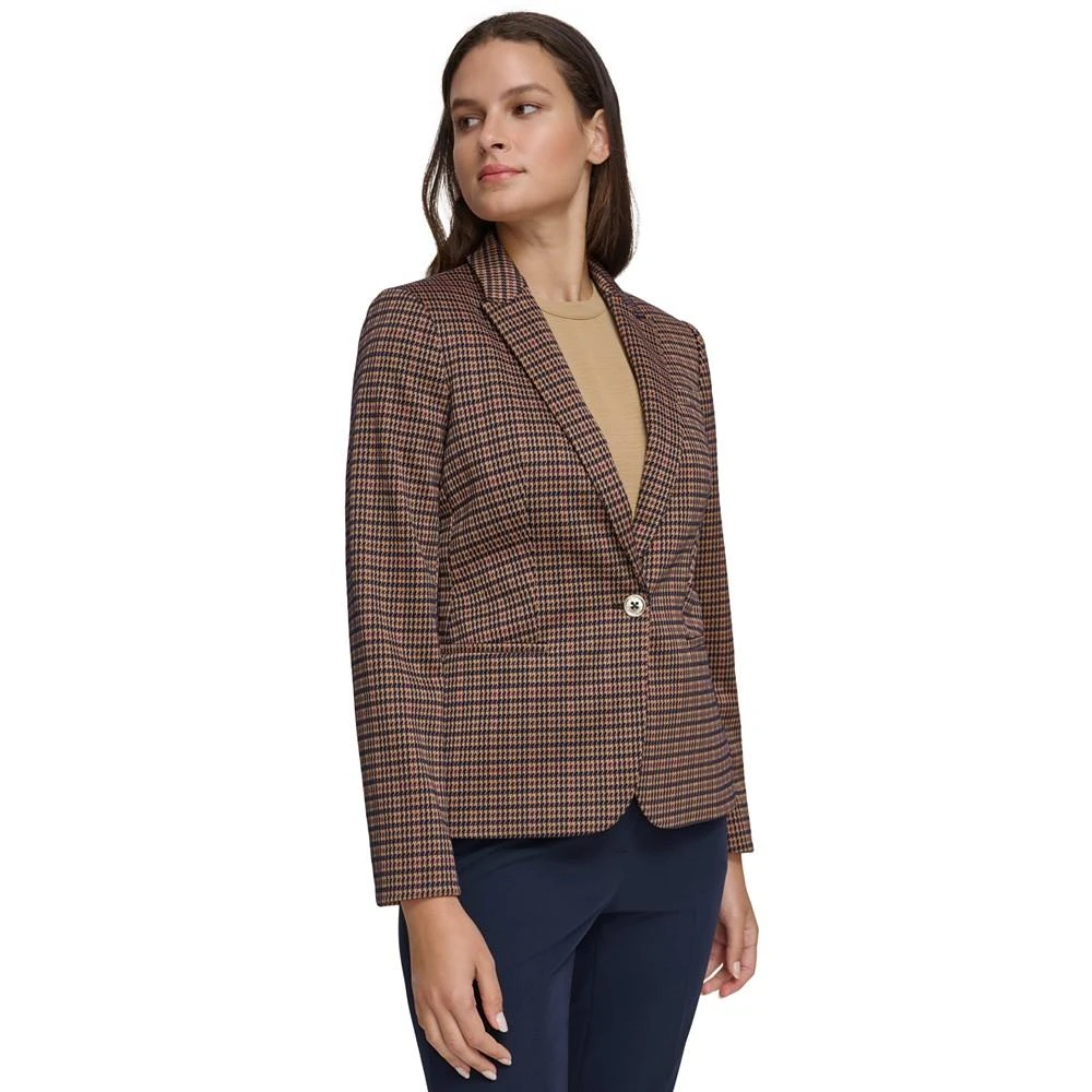 商品Tommy Hilfiger|Women's One-Button Plaid Blazer,价格¥1099,第3张图片详细描述