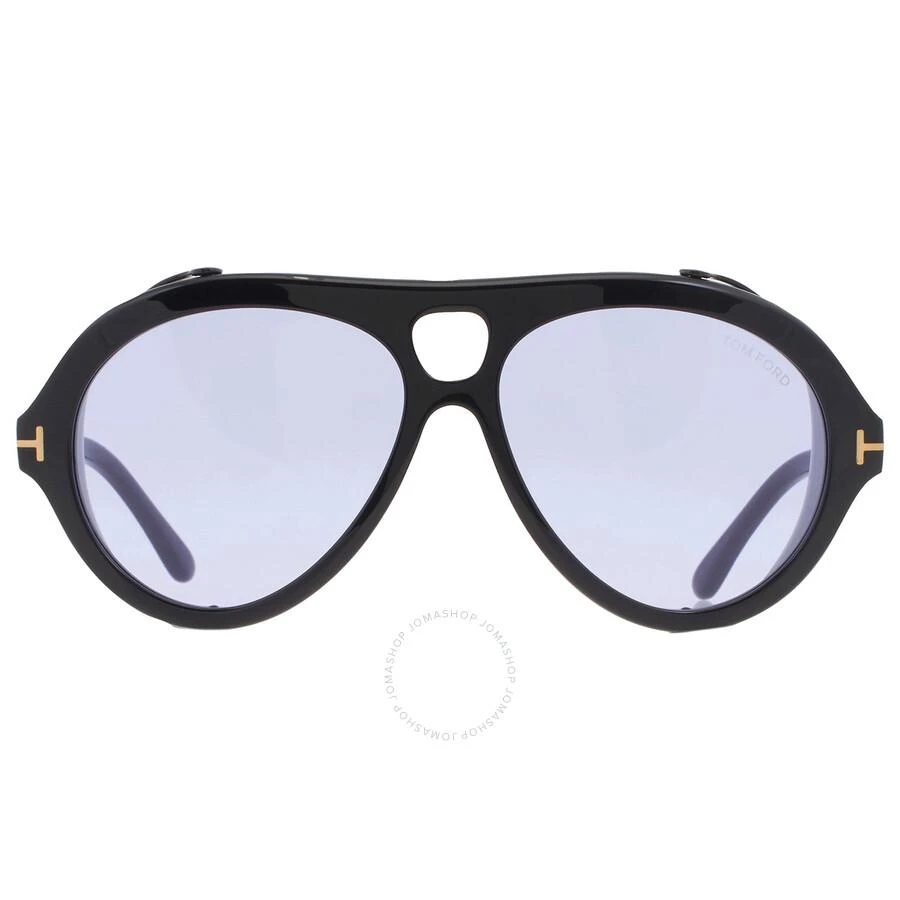 商品Tom Ford|Neughman Violet Pilot Unisex Sunglasses FT0882 01Y 60,价格¥1786,第1张图片