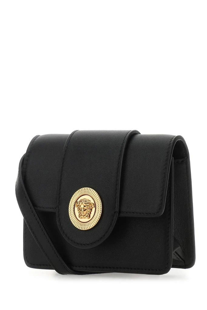 商品Versace|Black leather mini Medusa Biggie crossbody bag,价格¥5039,第1张图片