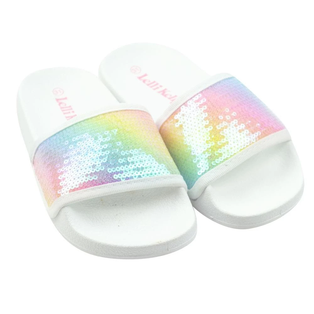 商品Lelli Kelly|White Sequin Sliders,价格¥240,第1张图片