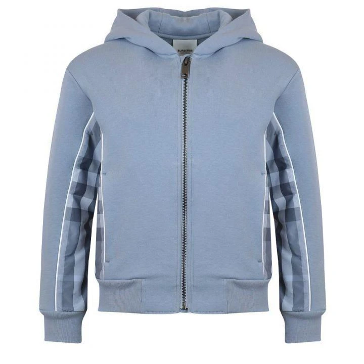 商品Burberry|Blue Graham Zip Hoodie,价格¥1623,第1张图片