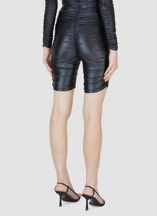 商品Alexander Wang|Ruched High Waisted Sport Shorts in Black,价格¥920,第4张图片详细描述