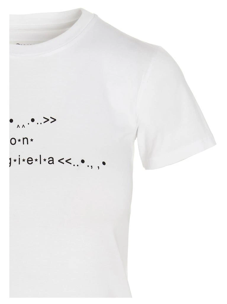 商品MAISON MARGIELA|Maison Margiela Logo Printed Crewneck T-Shirt,价格¥1291,第3张图片详细描述