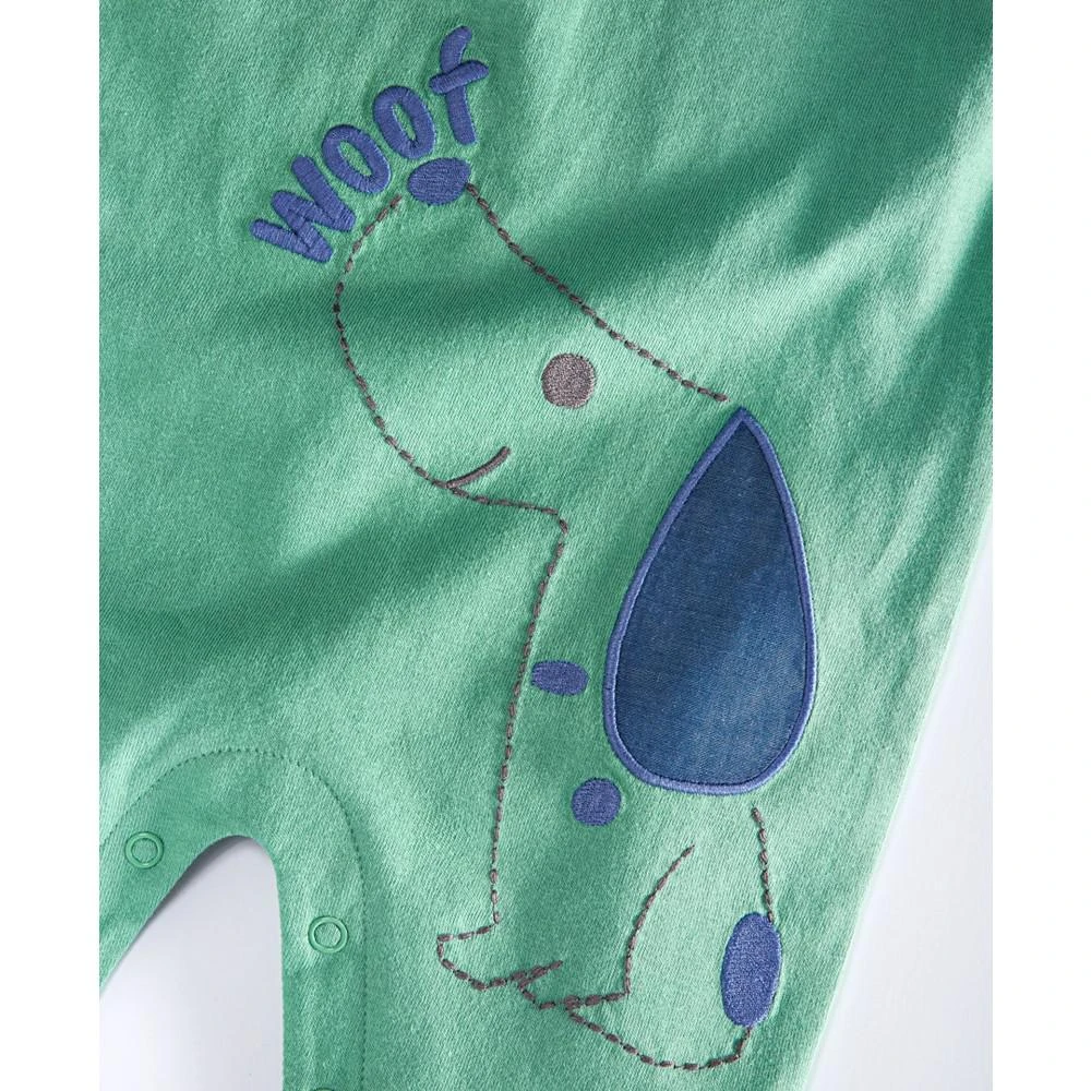 商品First Impressions|Baby Boys Woof Woof Cotton Sunsuit, Created for Macy's,价格¥56,第3张图片详细描述