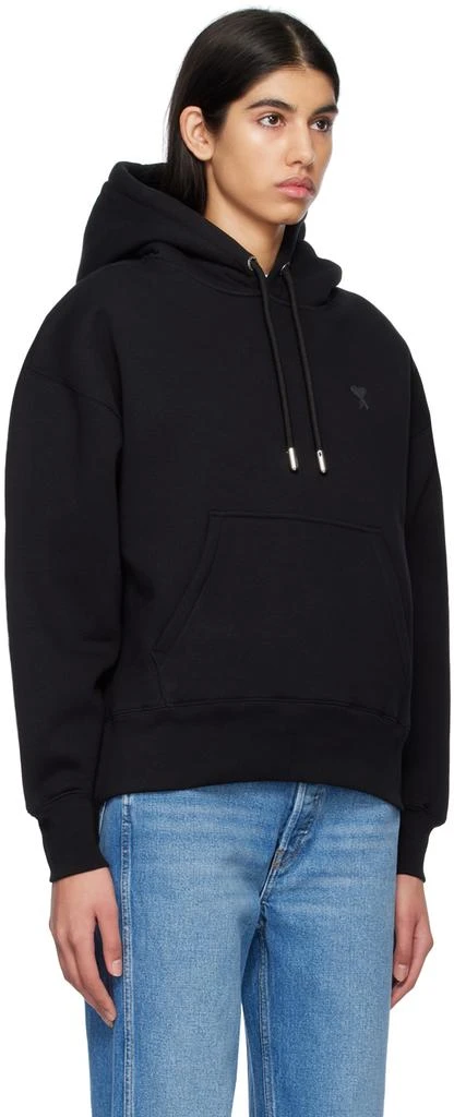 商品AMI|Black Ami de Cœur Hoodie,价格¥1229,第2张图片详细描述