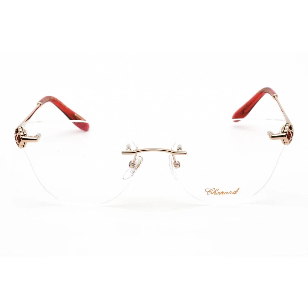 商品Chopard|Chopard Women's Eyeglasses - Shiny Copper Gold and Red Cat Eye Frame | VCHF87S 08FC,价格¥2860,第2张图片详细描述