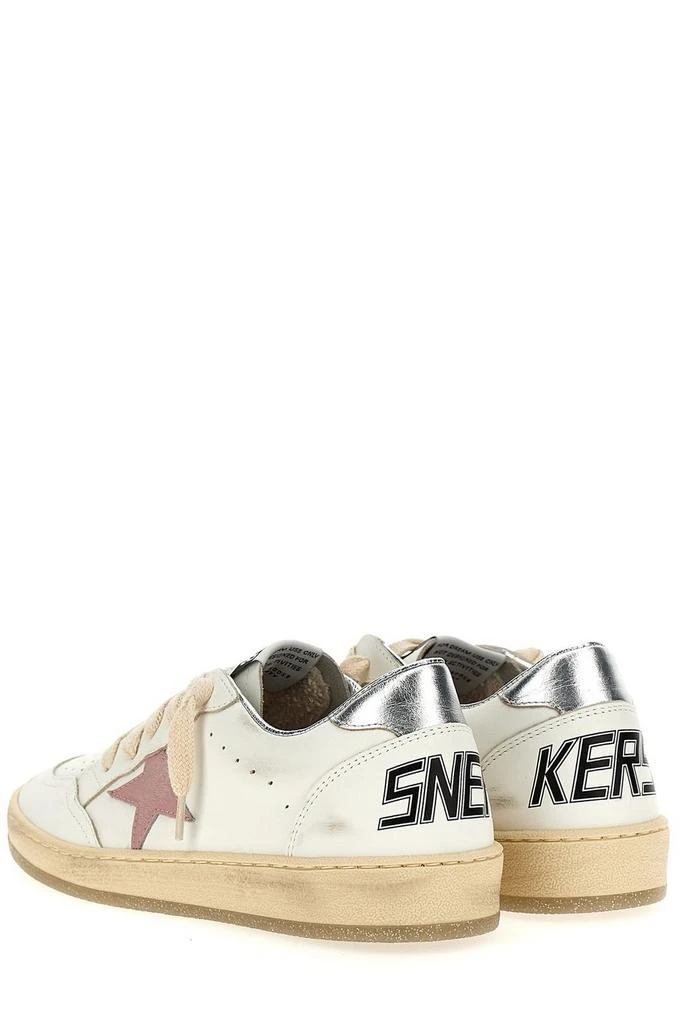 商品Golden Goose|Golden Goose Kids Ball Star-Patch Lace-Up Sneakers,价格¥1322,第4张图片详细描述