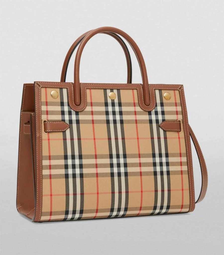 商品Burberry|Small Vintage Check Title Tote Bag,价格¥18941,第3张图片详细描述