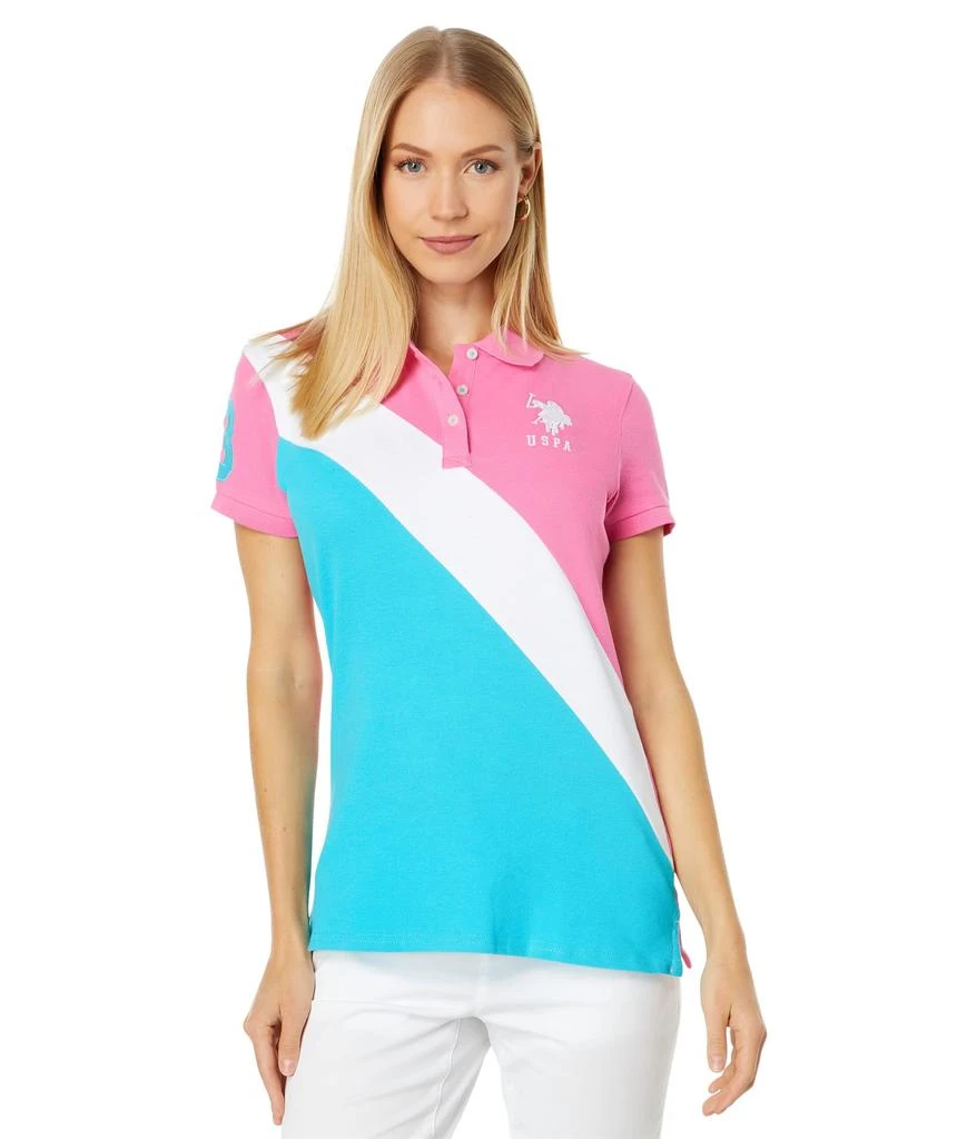 商品U.S. POLO ASSN.|Sash Color-Block Polo Shirt,价格¥130,第1张图片