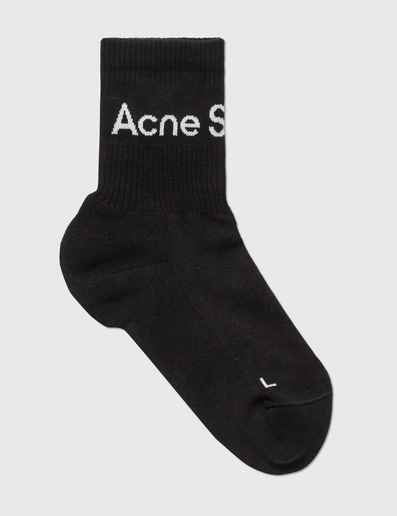 商品Acne Studios|Ribbed Logo Socks,价格¥255,第5张图片详细描述