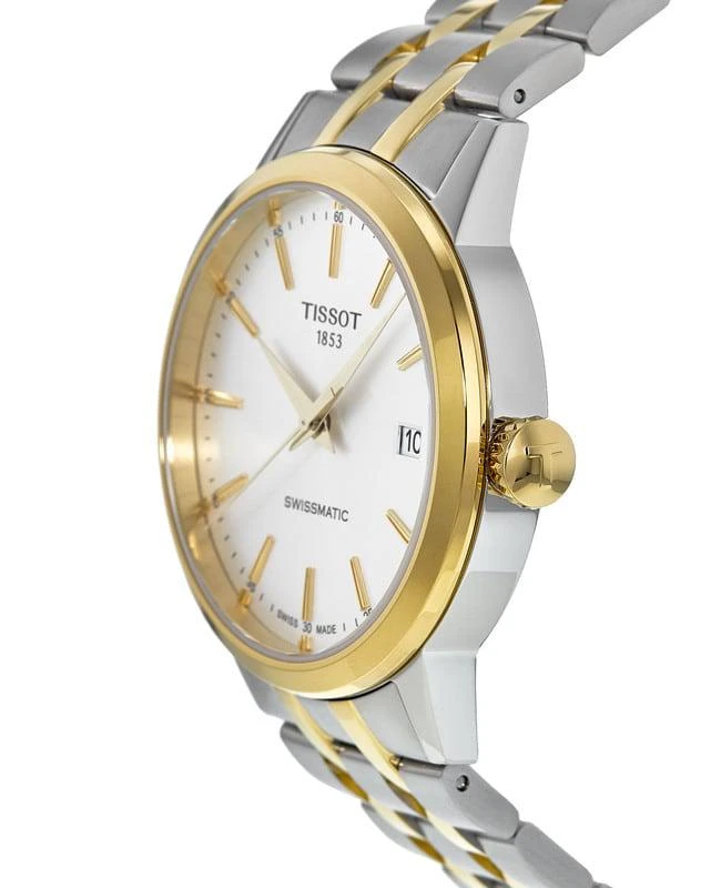 商品Tissot|Tissot Classic Dream Swissmatic Silver Dial Two Tone Steel Men's Watch T129.407.22.031.01,价格¥3445,第4张图片详细描述