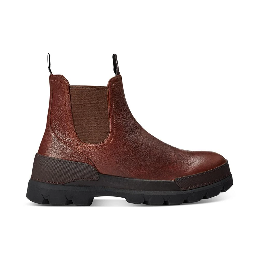 商品Ralph Lauren|Men's Oslo Tumbled Leather Chelsea Boots,价格¥662,第2张图片详细描述
