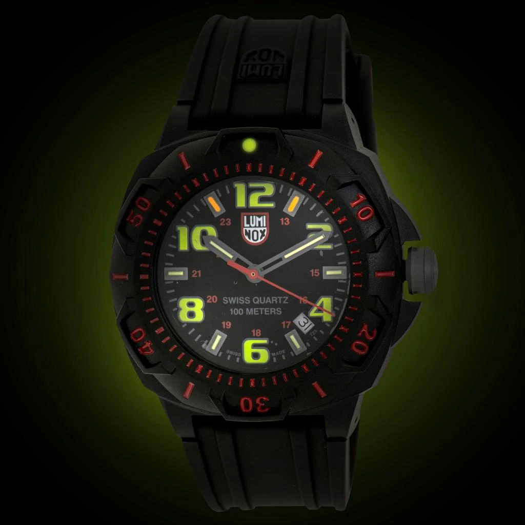 商品Luminox|Luminox Sentry Series 0200 Black Dial Date 43mm Quartz Men's Watch XL.0215.SL,价格¥1397,第4张图片详细描述