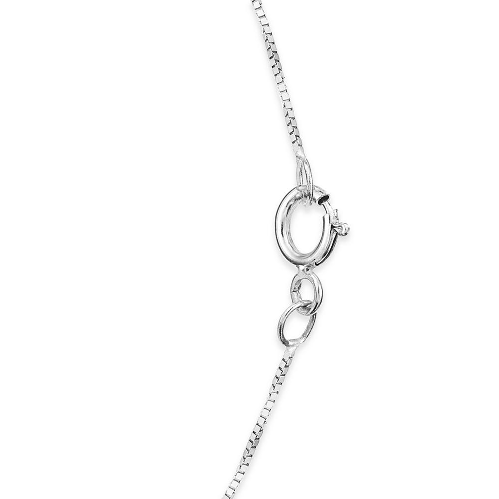 Diamond Three-Stone Linear Pendant Necklace (3/4 ct. t.w.) in 14k White Gold or 14k Yellow Gold商品第4张图片规格展示