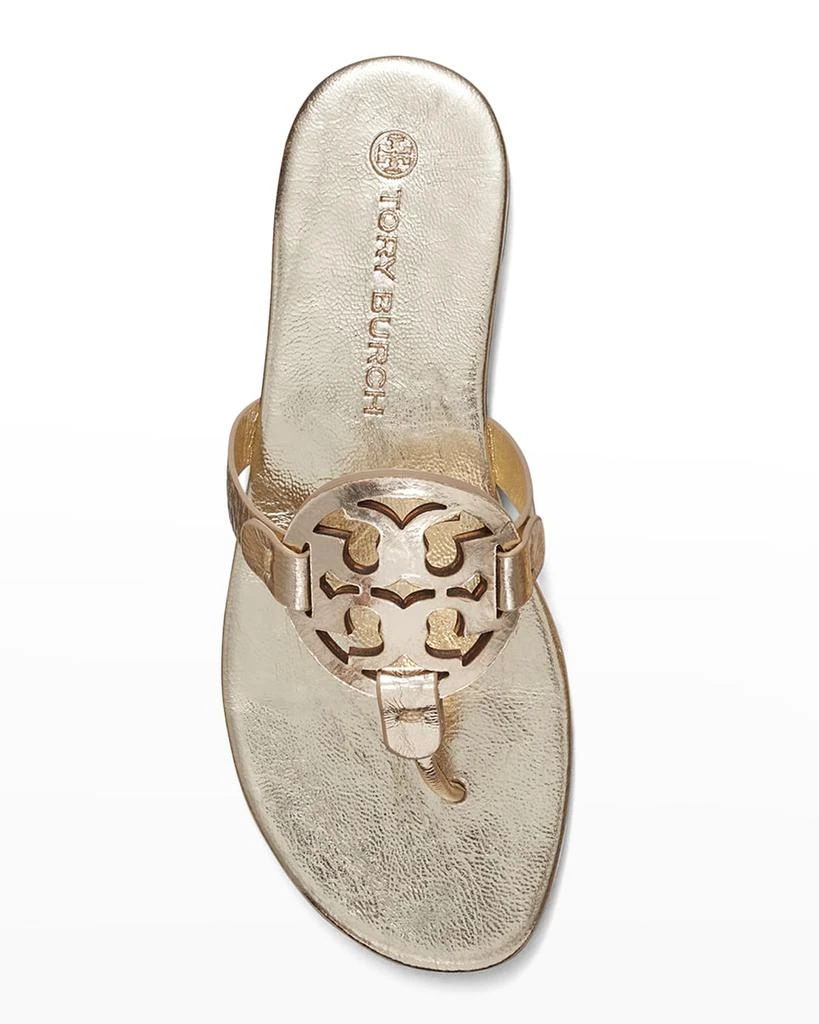 商品Tory Burch|Miller Soft Metallic Thong Sandals,价格¥755,第4张图片详细描述