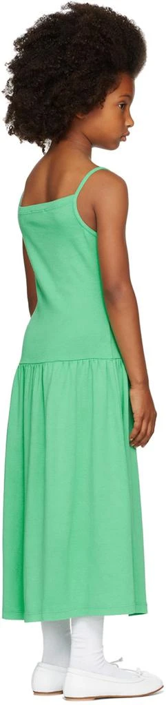 商品Gil Rodriguez|Kids Green LaPointe Dropwaist Midi Dress,价格¥171,第3张图片详细描述