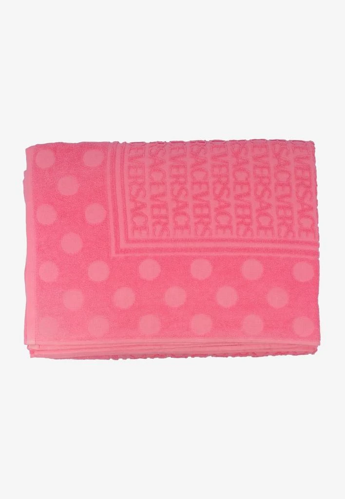 商品Versace|All-over Polka Dot Bath Towel,价格¥3308,第1张图片