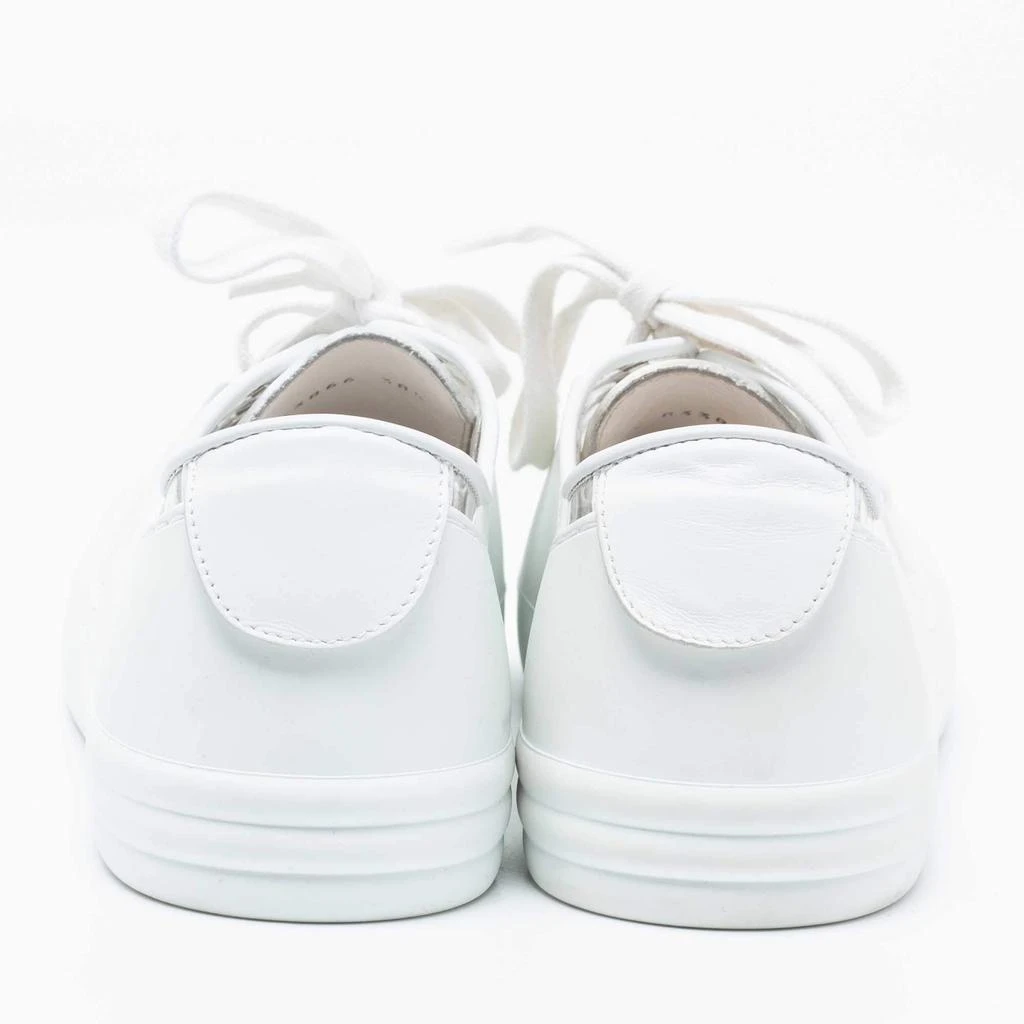商品[二手商品] Chanel|Chanel White Leather and PVC CC Low-Top Sneakers 38.5,价格¥4239,第5张图片详细描述